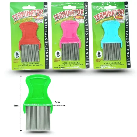 Z - 007 peine piojero en blister C/12 4F-10 o MW235-1G-7