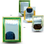 Z - 121 espejo mediano 15x11 CM bordes variedad de colores C/96 TB-1001