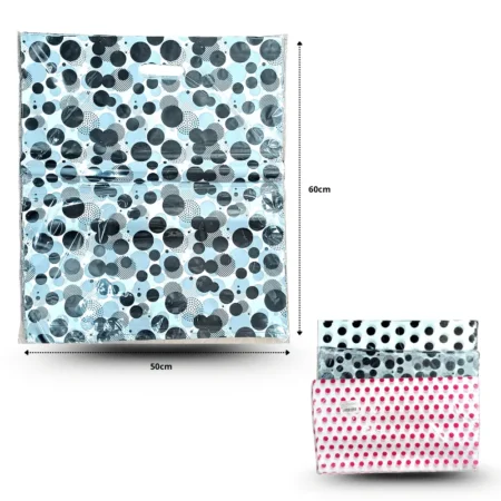 B - 012 bolsa de polipapel decorada 50x60cm C/100 8F-11