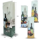 B - 015 bolsa para botellas decorada C/12 1A-55