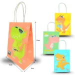 B - 066 bolsa de regalo dinosaurio 15x21x8cm  C/12 4H-19