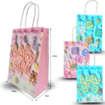 B - 084 bolsa de regalo decorada bby shower C/12 4H-22