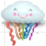 G - 122 globo nube lluvia colores C/50 48-1C-5