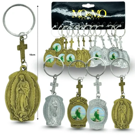 L - 074 llavero religioso doble vista C/12 9G-3