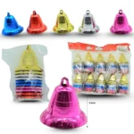 N - 100 campanas decorativas navideñas set 10 pzas C/10 J3597