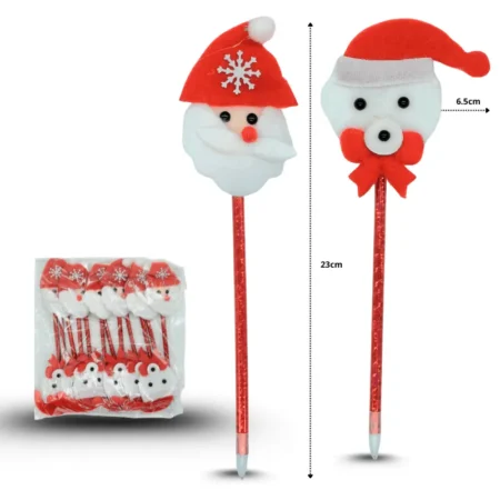 N - 127 pluma navideña fieltro C/12 3A-21