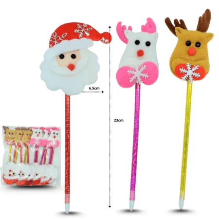 N - 128 pluma navideña fieltro C/12 3A-23