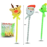 N - 129 pluma navideña fieltro C/12 3A-22