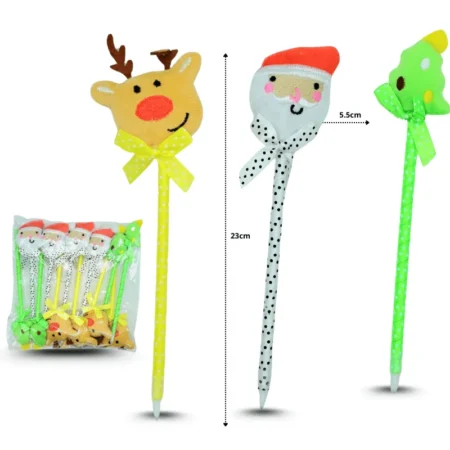 N - 129 pluma navideña fieltro C/12 3A-22