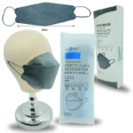 O - 001 cubre bocas KF94 gris C/10