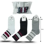 O - 332 calceta larga rayas multicolor C/12 SJ JUNG