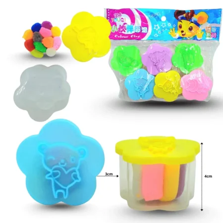 P - 048 plastilina en tarro con molde C/6 B4223