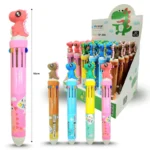 P - 052 pluma 6 tintas dinosaurio C/30 1G-9