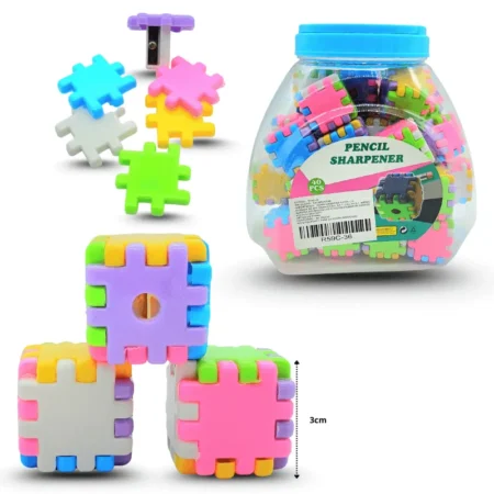 P - 072 sacapuntas cubo armable en tarro C/40 59C--36