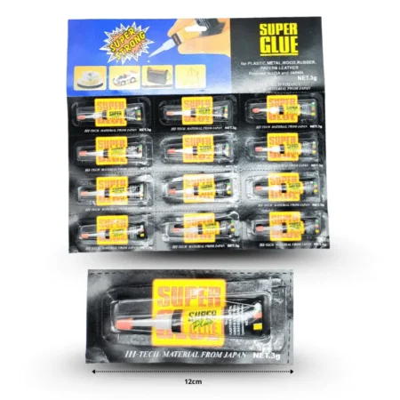 P - 101 super glue negro en planilla C/12 1H-5