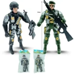 T - 036 soldado con metralleta C/10 YO-012