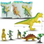 T - 046 dinosaurio con accesorio set 32 pzas C/10 YO-098