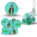 T - 062 canica 2cm  red 6 pzas C/10 SG-0013A