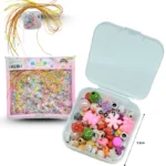 T - 063 cuentas para hacer pulseras en caja C/24 V-71