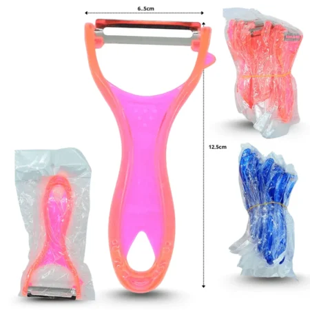 U - 614 pelapapas traslucido tipo resortera C/10 A4124