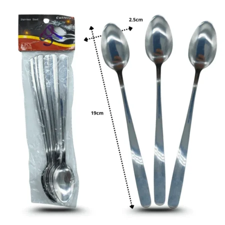 U - 616 cuchara coctelera 19cm C/6 PB-0028