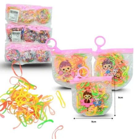 V - 031 liga latex bolsa decorada cierre a presion C/12 1A-2