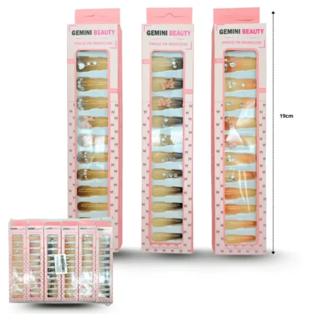 W - 018 uña decorada C/12 53K-27