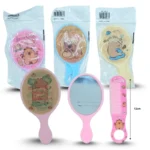 Z - 008 espejo decorado capy bara con peine set 2 pzas C/12 25-H2