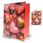 B - 031 bolsa de regalo corazones C/12 DG24-Q19