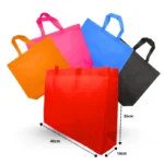 B - 409 bolsa guata boutiquera colores surtidos 40x30x10cm C/12 7F-11 o 7F-1