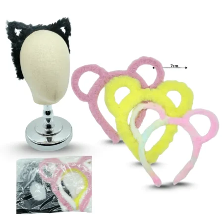 E - 010 diadema peluche orejas C/12 25j-108