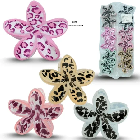 F - 003 pinza loto animal print C/12 TA-1539-8