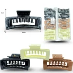 F - 014 pinza doble dentada brillosa 9.5cm C/12 TA-1501-32