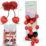 J - 013 pico pompón cereza C/12 AI628