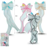 J - 027 pico moño tul largo C/12 SP06