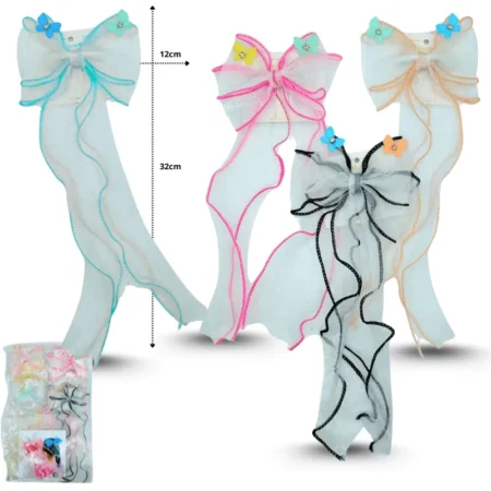 J - 027 pico moño tul largo C/12 SP06