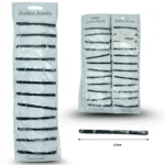 J - 050 pasador negro azucar en tira C/12 2405-1