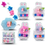 J - 088 pico con moño de tul y piojitos en variedad de colores C/12 G285-24A-6