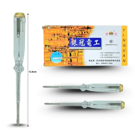 O - 030 desarmador con probador de corriente C/12 H1208