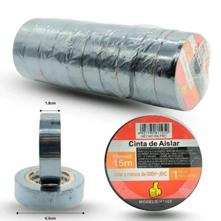 O - 784 cinta de aislar 15m C/10 H1105