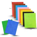 P - 020 hojas carta de foamy con brillantina C/10 UG-3001-10