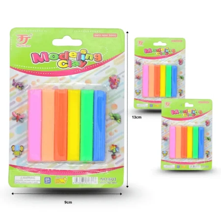 P - 057 plastilina 6 colores C/12 B4214