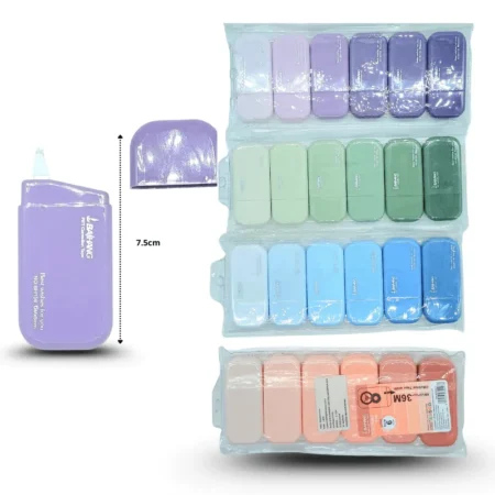 P - 113 corrector cinta set 6 pzas bolsa cierre a presión C/1 25X-98