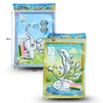 P - 123 dibujo para colorear doble con 3 plumines C/12 F51-13