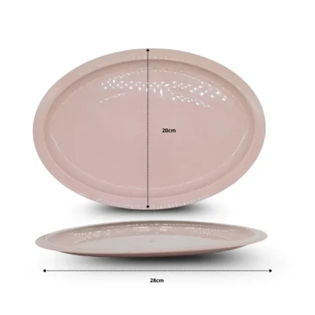 Q - 681 plato tampiqueño café C/50 ALB MOR