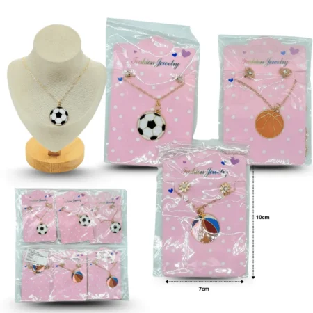 S - 006 collar balones con par de broqueles C/12 25X-35