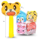 T - 037 martillo inflable 30x16cm animales con cascabel C/10 C3852