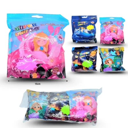 T - 625 foami moldeable super light clay 60g bolsa individual C/12 C1465 y C2187