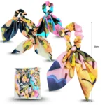 V - 005 dona tela larga estampada C/12 AH594