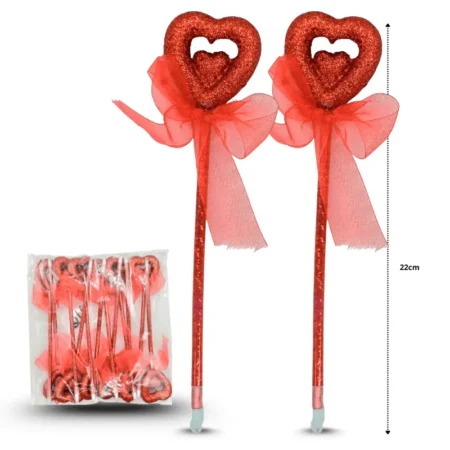 VA - 003 pluma corazon doble C/12 UA-2517C